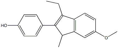 6-Me-Indenestrol A Struktur
