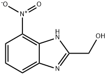 1H-Benzimidazole-2-methanol,4-nitro-(9CI) Structure