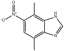 1H-Benzimidazole,4,7-dimethyl-5-nitro-(9CI) Structure