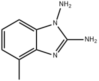 1H-Benzimidazole-1,2-diamine,4-methyl-(9CI) Structure