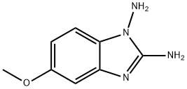 1H-Benzimidazole-1,2-diamine,5-methoxy-(9CI) Struktur