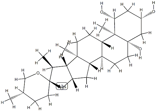 (25S)-5β-Spirostane-1β,3β,5-triol|
