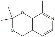 4H-1,3-Dioxino[4,5-c]pyridine,2,2,8-trimethyl-(9CI) Struktur