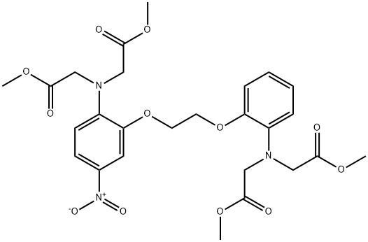 5-Nitro BAPTA, tetraMethyl ester Structure