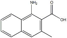 2-Naphthalenecarboxylicacid,1-amino-3-methyl-(9CI) Structure