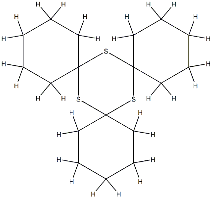 7,14,21-Trithiatrisprio [5.1.5:1.5.1]henicosane 结构式