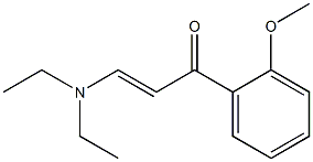β-Diethylamino-2'-methoxyacrylophenone Structure