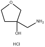 3-(氨基甲基)四氢呋喃-3-醇盐酸, 1803606-27-0, 结构式