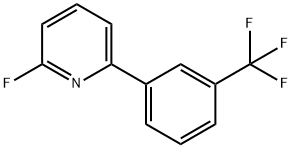 2-fluoro-6-(3-(trifluoroMethyl)phenyl)pyridine Struktur
