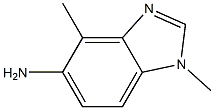 1H-Benzimidazol-5-amine,1,4-dimethyl-(9CI) Structure