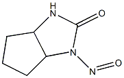 2(1H)-Cyclopentimidazolone,hexahydro-1-nitroso-(8CI,9CI) Structure