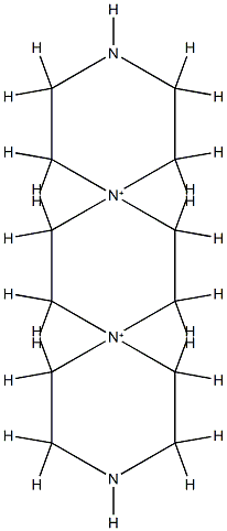 N,N''-dispirotripiperazine Struktur