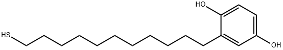 11-巯基十一烷基氢醌,185839-47-8,结构式