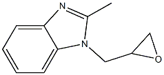 1H-Benzimidazole,2-methyl-1-(oxiranylmethyl)-(9CI) Struktur
