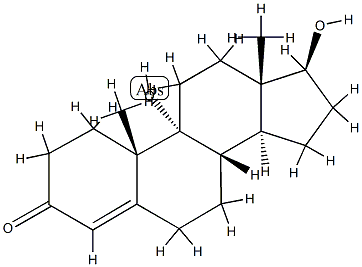 (8S,9R,10S,13S,14S,17S)-9,17-dihydroxy-10,13-dimethyl-2,6,7,8,11,12,14,15,16,17-decahydro-1H-cyclopenta[a]phenanthren-3-one Structure