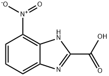7-硝基-1H-苯并[D]咪唑-2-羧酸, 189045-24-7, 结构式