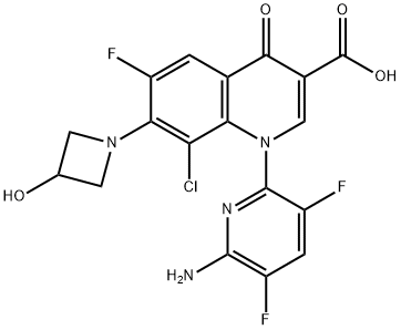 デラフロキサシン 化学構造式