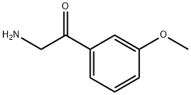 2-Amino-1-(3-methoxy-phenyl)-ethanone 化学構造式