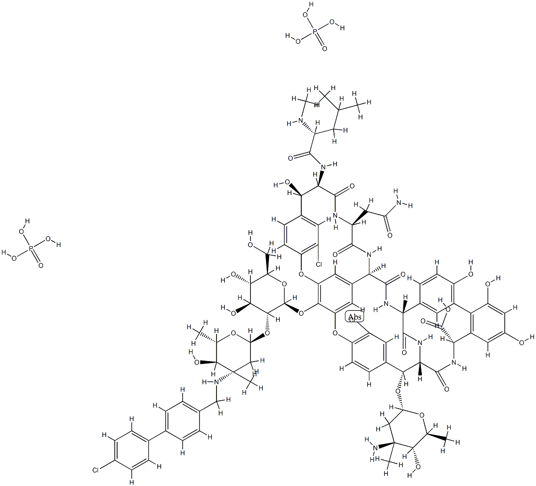 奥利万星二磷酸盐, 192564-14-0, 结构式