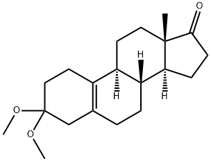 雌甾-5(10)-烯-3,17-二酮3-缩二甲醇,19257-34-2,结构式