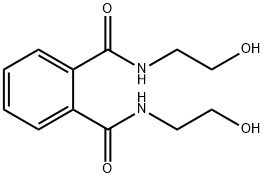 Bis(2-hydroxyethyl)benzene-1,2-dicarboxamide Structure