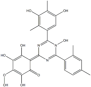 2-4,6-双（2,4-二甲基苯基）-1,3,5-三嗪-2-基-5-（辛氧基）-苯酚 结构式