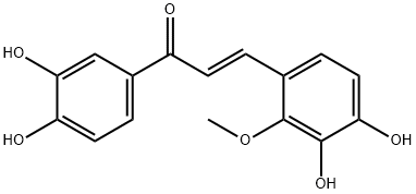 3,3‘,4,4‘-Tetrahydroxy 2-methoxychalcone Structure