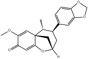 rel-(2α*,4α*,5β*,5aα*)-4-(1,3-ベンゾジオキソール-5-イル)-2,3,4,5-テトラヒドロ-7-メトキシ-5-メチル-8H-2,5a-メタノ-1-ベンゾオキセピン-8-オン