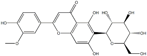 异金雀花素 结构式