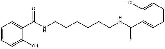 1,6-2-HYDROXYBENZOYLAMINOHEXANE 化学構造式