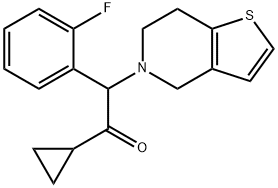 2-Desacetoxy Prasugrel 化学構造式