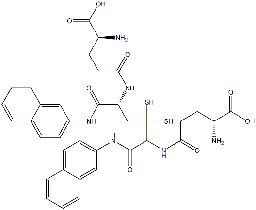 (H-Glu(Cys-βNA)-OH)2 Structure