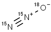 Nitrous  oxide-15N2,18O Structure