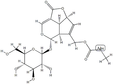 鸡矢藤甙,20547-45-9,结构式