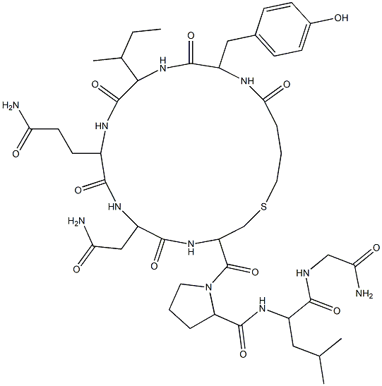 oxytocin, deamino-1-carba- Struktur