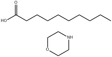 decanoic acid, compound with morpholine (1:1) Structure