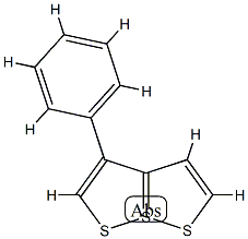 3-Phenyl[1,2]dithiolo[1,5-b][1,2]dithiole-7-SIV Struktur