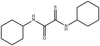 1-(Cyclohexylthiocarbamoyl)-N-cyclohexylformamide 结构式