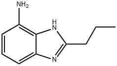 1H-Benzimidazol-4-amine,2-propyl-(9CI) Struktur