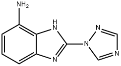 1H-Benzimidazol-4-amine,2-(1H-1,2,4-triazol-1-yl)-(9CI) Structure