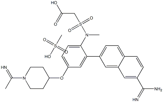 YM-60828 (MsOH salt) Structure