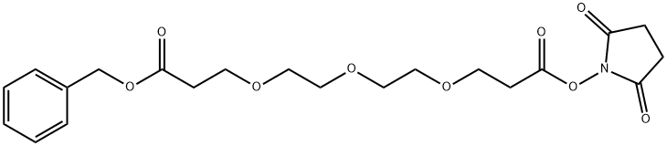 Benzyloxy carbonyl-PEG3-NHS ester Structure