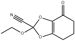 1,3-Benzodioxole-2-carbonitrile,2-ethoxy-4,5,6,7-tetrahydro-4-oxo-(9CI) Structure
