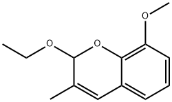 2H-1-Benzopyran,2-ethoxy-8-methoxy-3-methyl-(9CI) Struktur