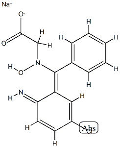 α-(2-AMino-5-chlorophenyl)-N-(carboxyMethyl)-α-phenylnitrone MonosodiuM Salt, 2109-57-1, 结构式