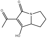 3H-Pyrrolizin-3-one,2-acetyl-5,6,7,7a-tetrahydro-1-hydroxy-(7CI,8CI,9CI)|