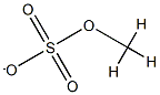 [(Sulfuric acid methyl)ion] 结构式