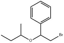 [α-(Bromomethyl)benzyl]sec-butyl ether 结构式