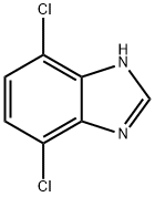1H-Benzimidazole,4,7-dichloro-(9CI) Struktur