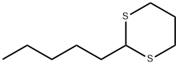 己醛丙二硫醇缩醛, 21777-32-2, 结构式